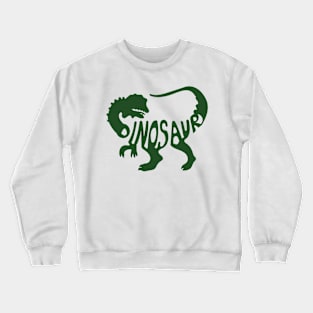 Dinosaur in a Dinosaur Crewneck Sweatshirt